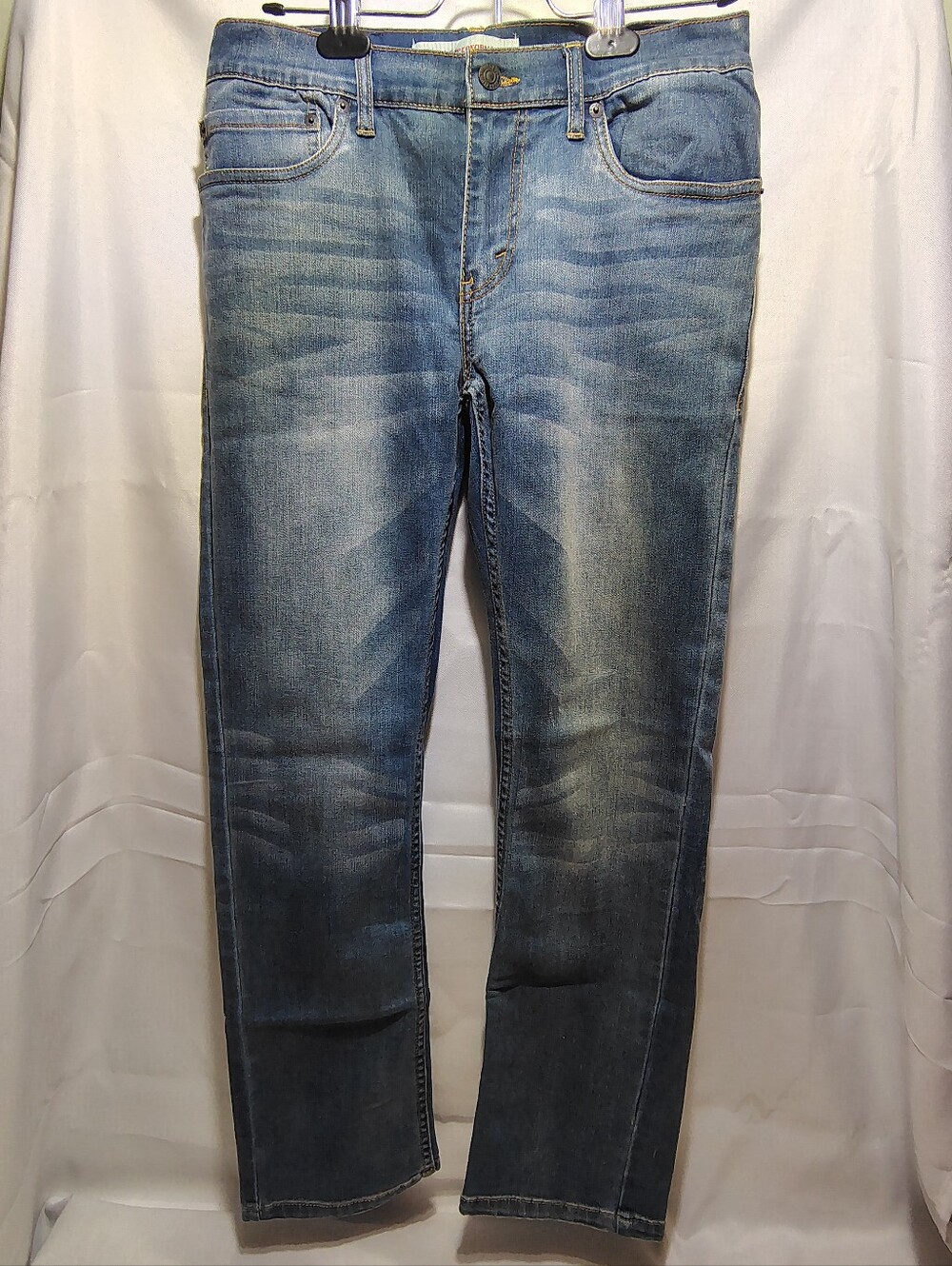 Levis 511 Skinny Fit Jeans Boys Size 16 Reg 28"X 28"Wash Blue Denim 617844318125